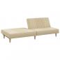 Preview: Schlafsofa Creme Stoff