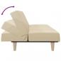 Preview: Schlafsofa Creme Stoff