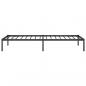 Preview: Bettgestell Metall Schwarz 80x200 cm