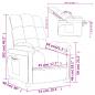 Preview: Massagesessel Weinrot Stoff