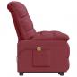 Preview: Massagesessel Weinrot Stoff