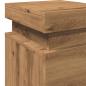 Preview: LED-Nachttisch Artisan-Eiche 35x39x55 cm Holzwerkstoff