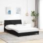 Preview: ARDEBO.de - Bettgestell ohne Matratze Schwarz 120x200 cm Stoff