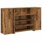 Preview: Empfangstheke Altholz-Optik 180x50x103,5 cm Holzwerkstoff