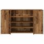 Preview: Empfangstheke Altholz-Optik 180x50x103,5 cm Holzwerkstoff