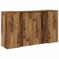 Preview: Empfangstheke Altholz-Optik 180x50x103,5 cm Holzwerkstoff