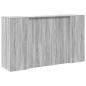 Preview: Empfangstheke Grau Sonoma 180x50x103,5 cm Holzwerkstoff