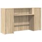 Preview: Empfangstheke Sonoma-Eiche 180x50x103,5 cm Holzwerkstoff