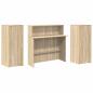 Preview: Empfangstheke Sonoma-Eiche 180x50x103,5 cm Holzwerkstoff