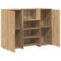 Preview: Empfangstheke Artisan-Eiche 135x50x103,5 cm Holzwerkstoff