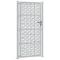 Preview: Gartentor 105x205 cm Wetterfester Stahl Kreuz-Design
