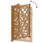 Preview: Gartentor 105x155 cm Wetterfester Stahl Lichtdesign