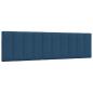 Preview: Bettgestell ohne Matratze Blau 180x200 cm Stoff
