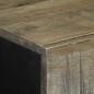 Preview: Sideboard Hellgrau 60x33,5x75 cm Massivholz Mango