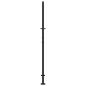 Preview: Gartentor Schwarz 105x180 cm Stahl Lichtdesign