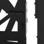 Preview: Gartentor Schwarz 105x180 cm Stahl Lichtdesign