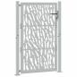 Preview: Gartentor 100x150 cm Verwitterungsstahl Trace-Design