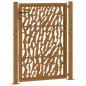 Preview: Gartentor 100x150 cm Verwitterungsstahl Trace-Design