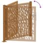 Preview: Gartentor 105x105 cm Wetterfester Stahl Spurendesign
