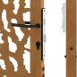 Preview: Gartentor 105x105 cm Wetterfester Stahl Spurendesign