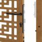 Preview: Gartentor 105x130 cm Wetterfester Stahl Kreuz-Design