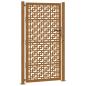 Preview: Gartentor 105x180 cm Wetterfester Stahl Kreuz-Design