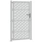 Preview: Gartentor 105x180 cm Wetterfester Stahl Kreuz-Design