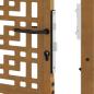 Preview: Gartentor 105x180 cm Wetterfester Stahl Kreuz-Design