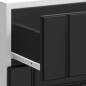 Preview: Küchen-Unterschrank Lucca Schwarz Holzwerkstoff