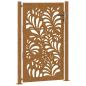 Preview: Gartentor 105x155 cm Wetterfester Stahl Wellen-Design