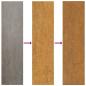 Preview: Gartentor 105x155 cm Wetterfester Stahl Wellen-Design