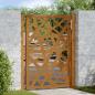 Preview: ARDEBO.de - Gartentor 105x130 cm Wetterfester Stahl Lichtdesign