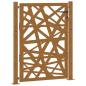 Preview: Gartentor 105x130 cm Wetterfester Stahl Lichtdesign