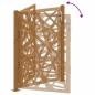 Preview: Gartentor 105x130 cm Wetterfester Stahl Lichtdesign