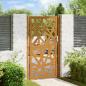 Preview: ARDEBO.de - Gartentor 105x180 cm Wetterfester Stahl Lichtdesign