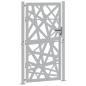 Preview: Gartentor 105x180 cm Wetterfester Stahl Lichtdesign