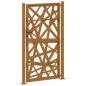 Preview: Gartentor 105x180 cm Wetterfester Stahl Lichtdesign