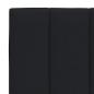 Preview: Bettgestell ohne Matratze Schwarz 100x200 cm Stoff