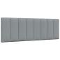 Preview: Bettgestell ohne Matratze Hellgrau 140x190 cm Stoff