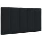 Preview: Bettgestell ohne Matratze Schwarz 90x200 cm Stoff