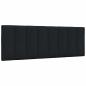 Preview: Bettgestell ohne Matratze Schwarz 140x190 cm Stoff