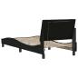 Preview: Bettgestell ohne Matratze Schwarz 90x190 cm Stoff