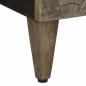 Preview: TV-Schrank Hellgrau 105x33,5x46 cm Massivholz Mango