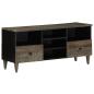 Preview: ARDEBO.de - TV-Schrank 100x33x46 cm Massivholz Mango
