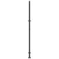 Preview: Gartentor Schwarz 105x205 cm Stahl Lichtdesign