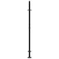 Preview: Gartentor Schwarz 105x155 cm Stahl Lichtdesign