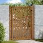 Preview: ARDEBO.de - Gartentor 105x130 cm Wetterfester Stahl Spurendesign