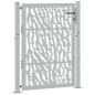 Preview: Gartentor 105x130 cm Wetterfester Stahl Spurendesign