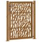 Preview: Gartentor 105x130 cm Wetterfester Stahl Spurendesign