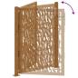 Preview: Gartentor 105x130 cm Wetterfester Stahl Spurendesign